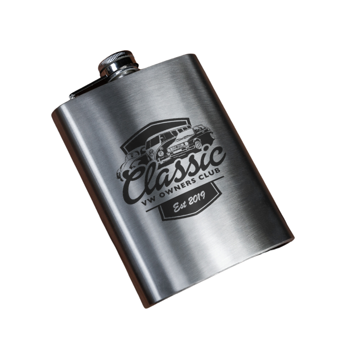 Custom Hip Flask Stainless Steel  8oz