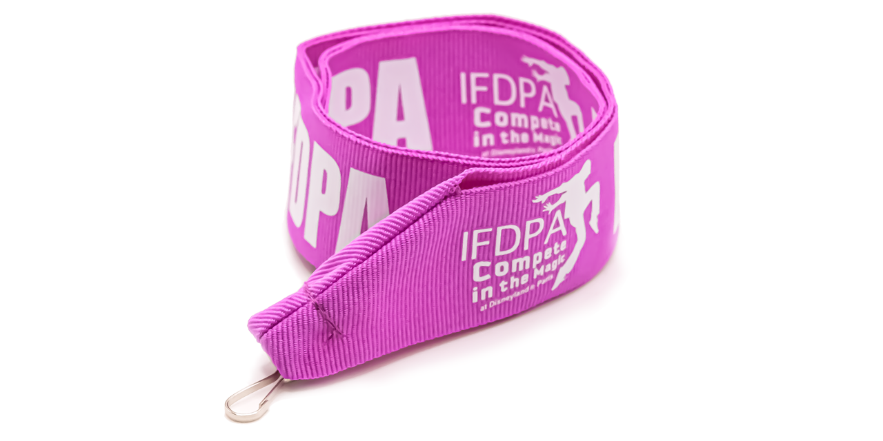 30mm Lanyard with White Printed Text