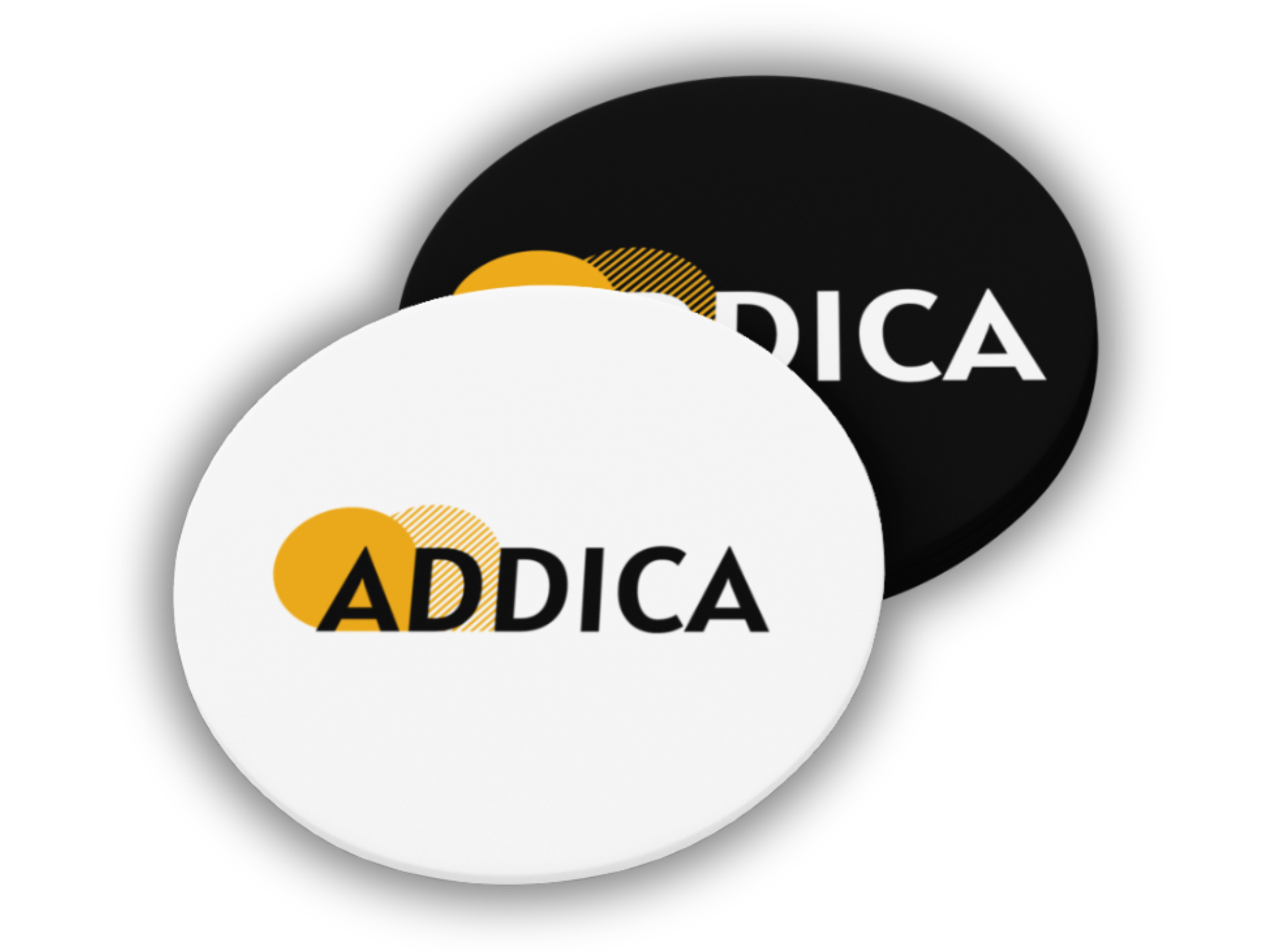 Addica Round Neoprene Custom Coasters