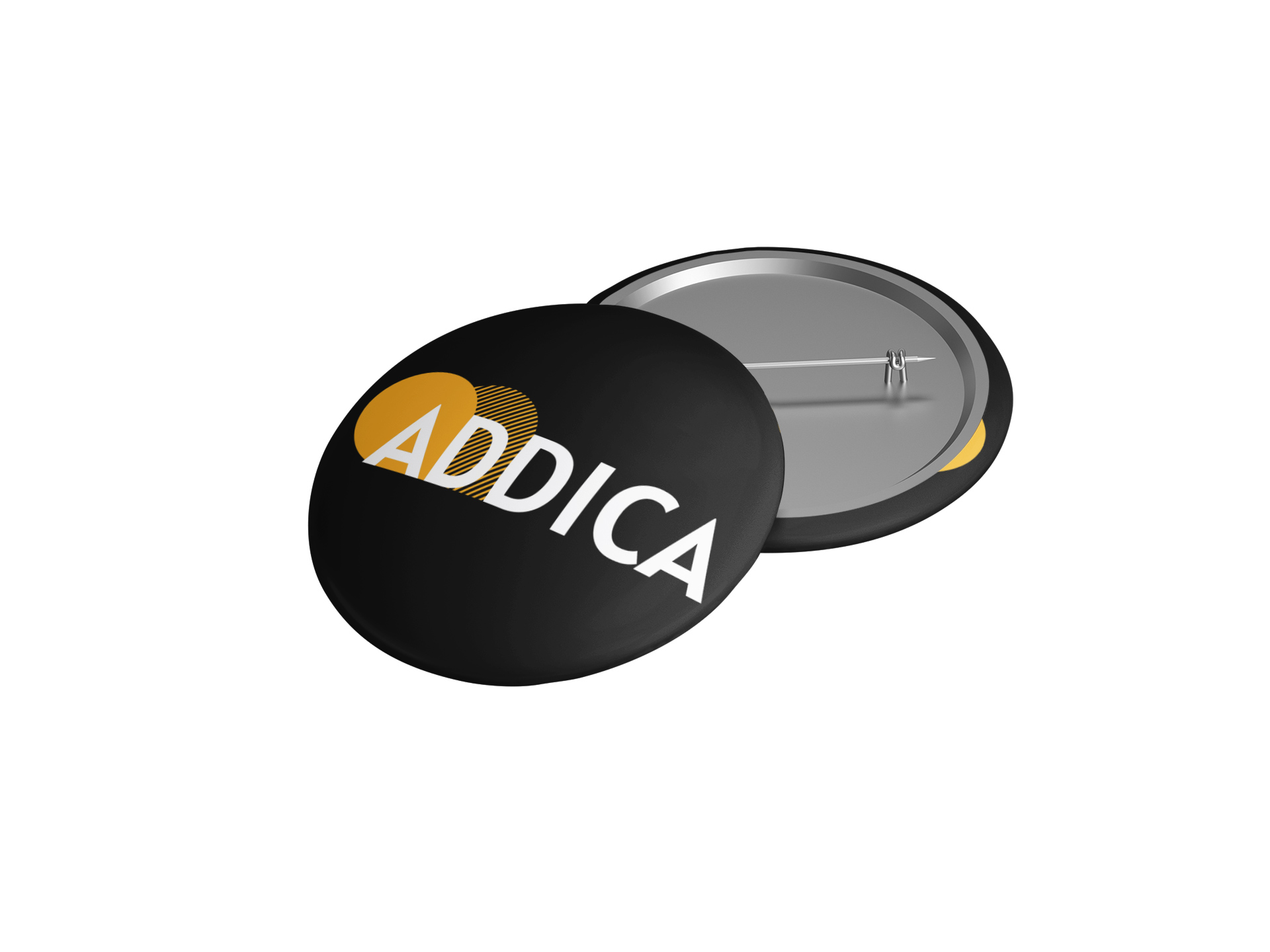 Addica Round Button Badge