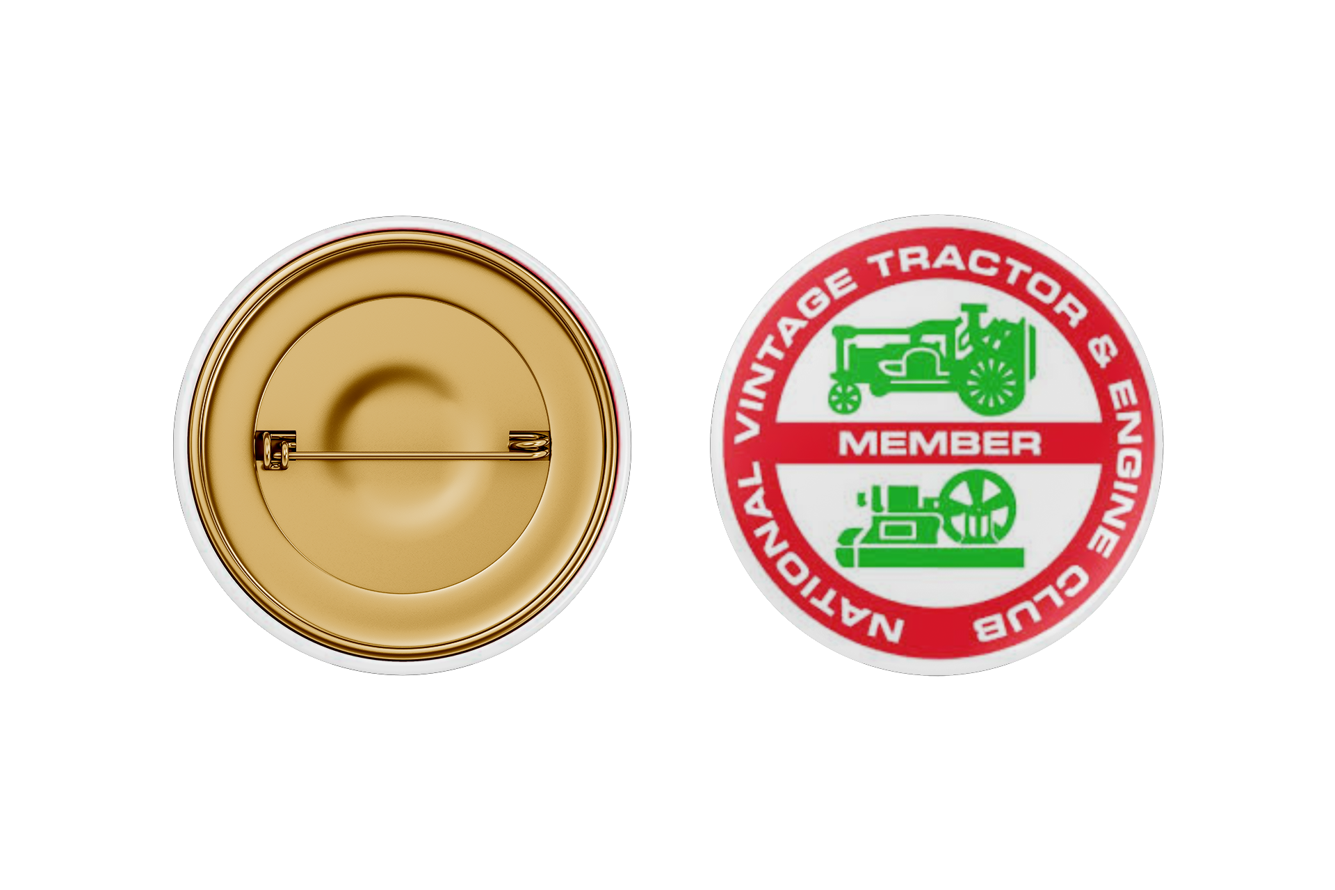 Circular Logo Pin Badge