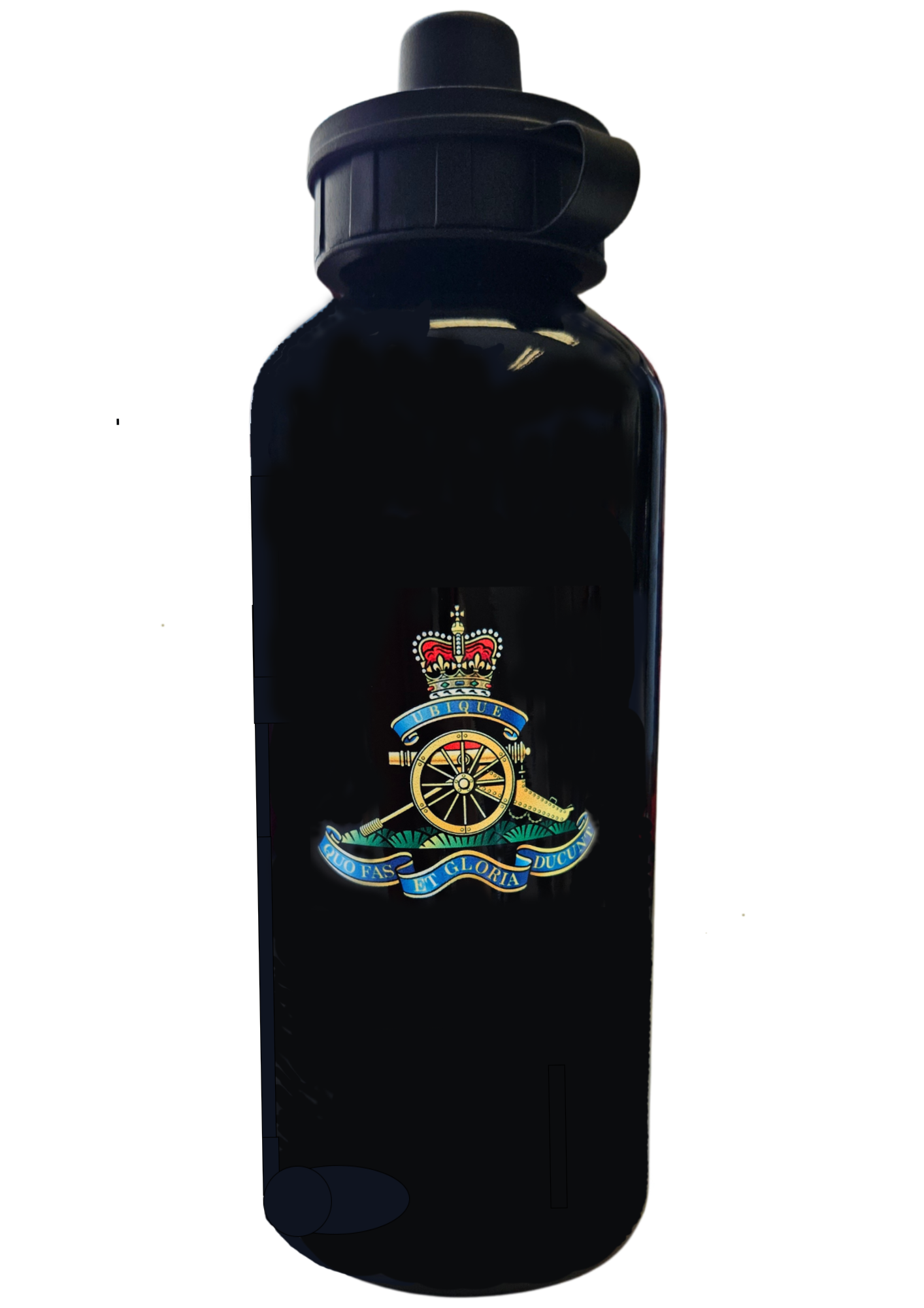 Black 600ml Regimental Drinks Bottle