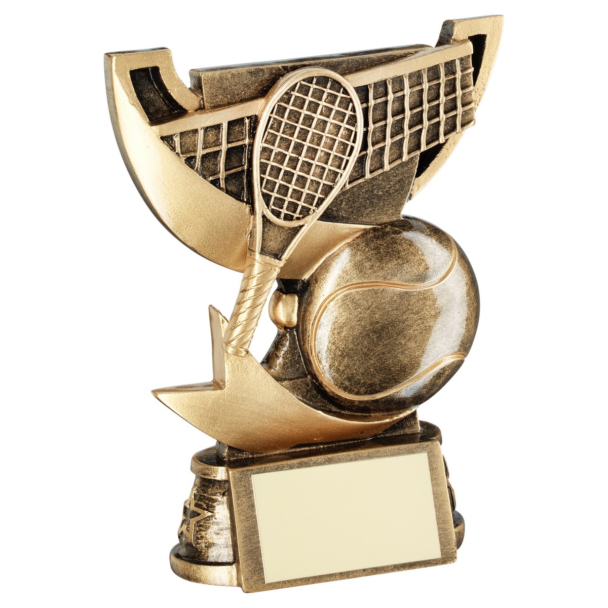 BRZ/GOLD CUP RANGE FOR TENNIS WITH PLATE