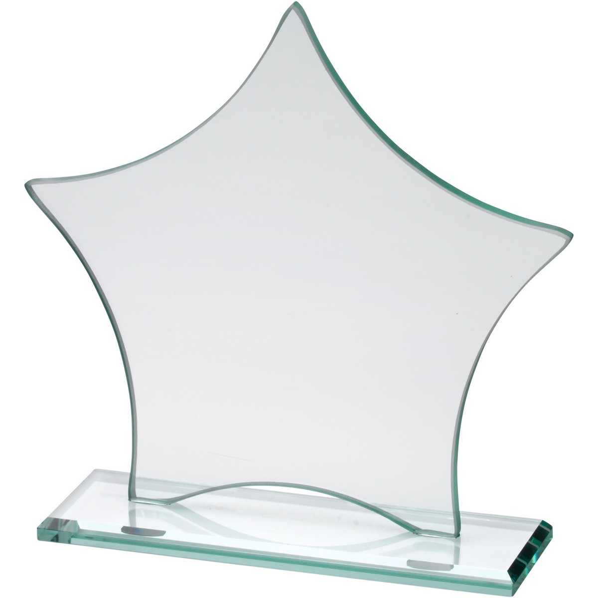 JADE GLASS STAR PLAQUE (6MM THICK)