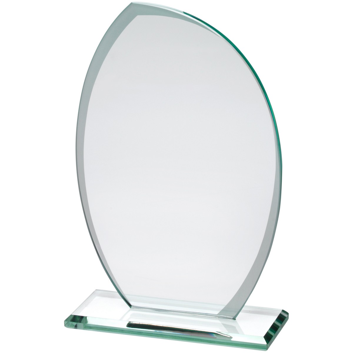 JADE GLASS PLAQUE WITH FROSTED SIDES (6MM THICK)