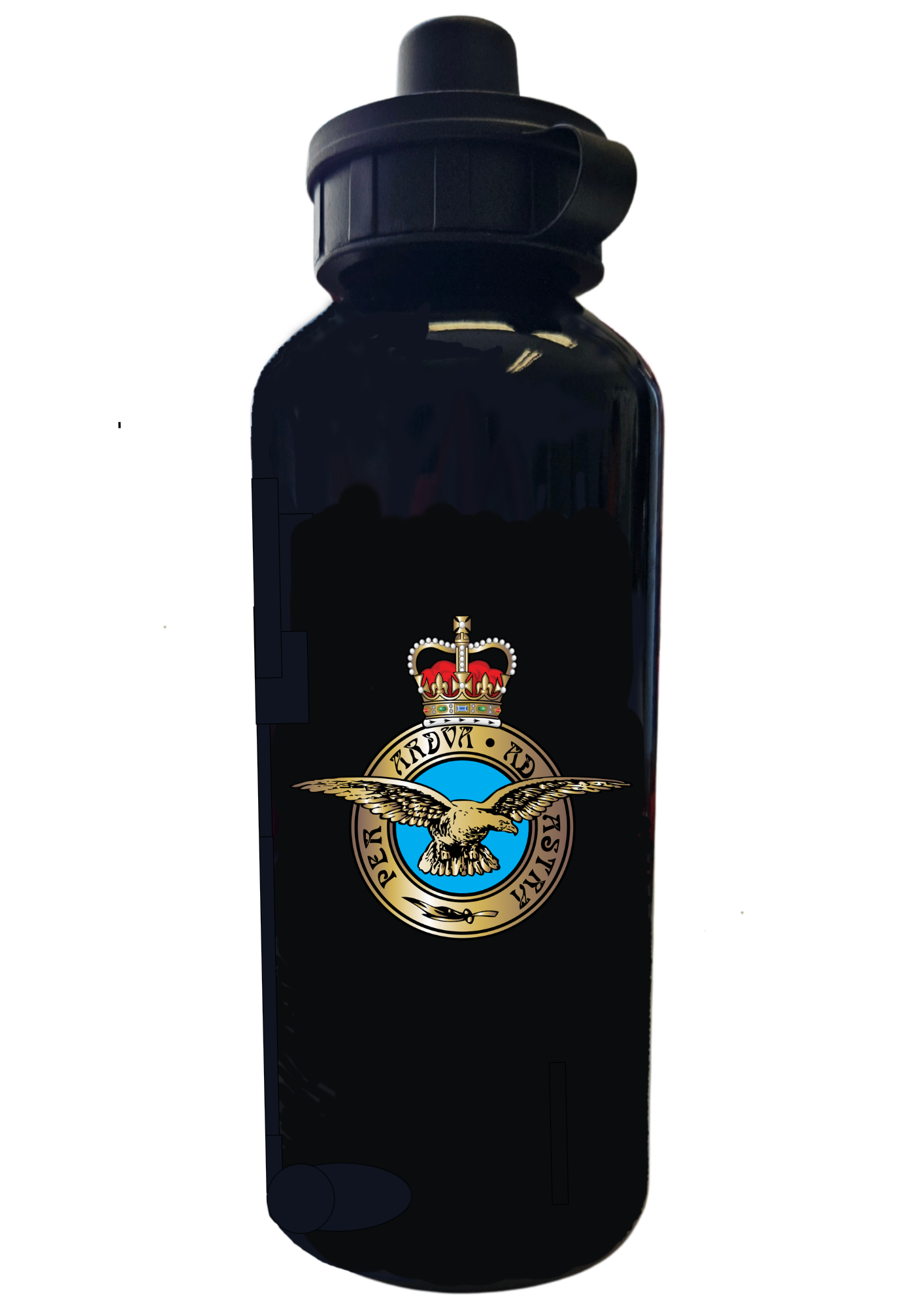 Addica 600ml RAF Black Double Drinks Bottle
